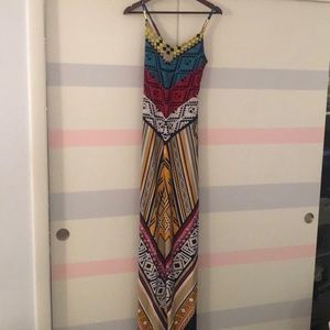 Geometric Maxi Dress